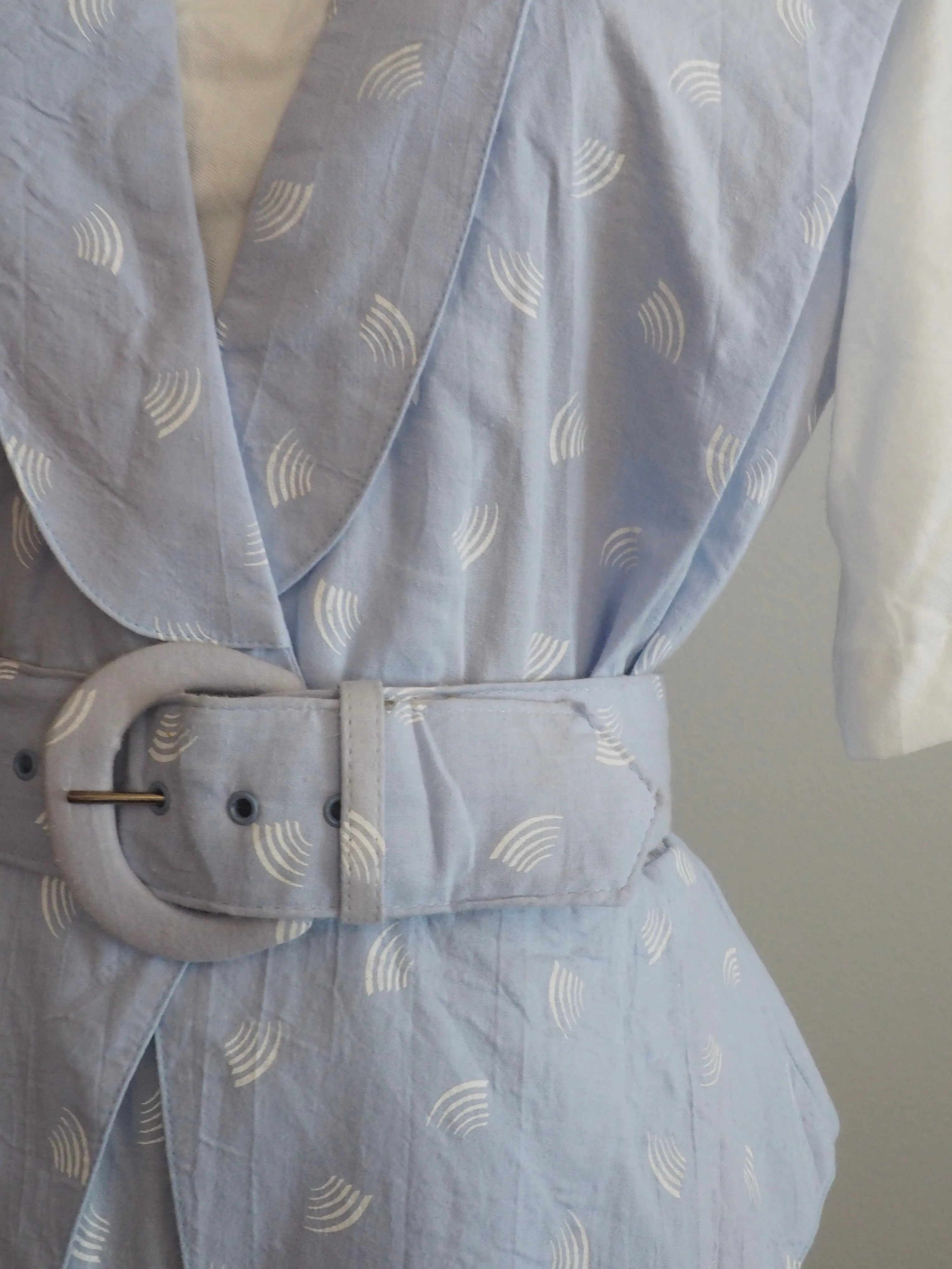 1980’s novelty print dress—M