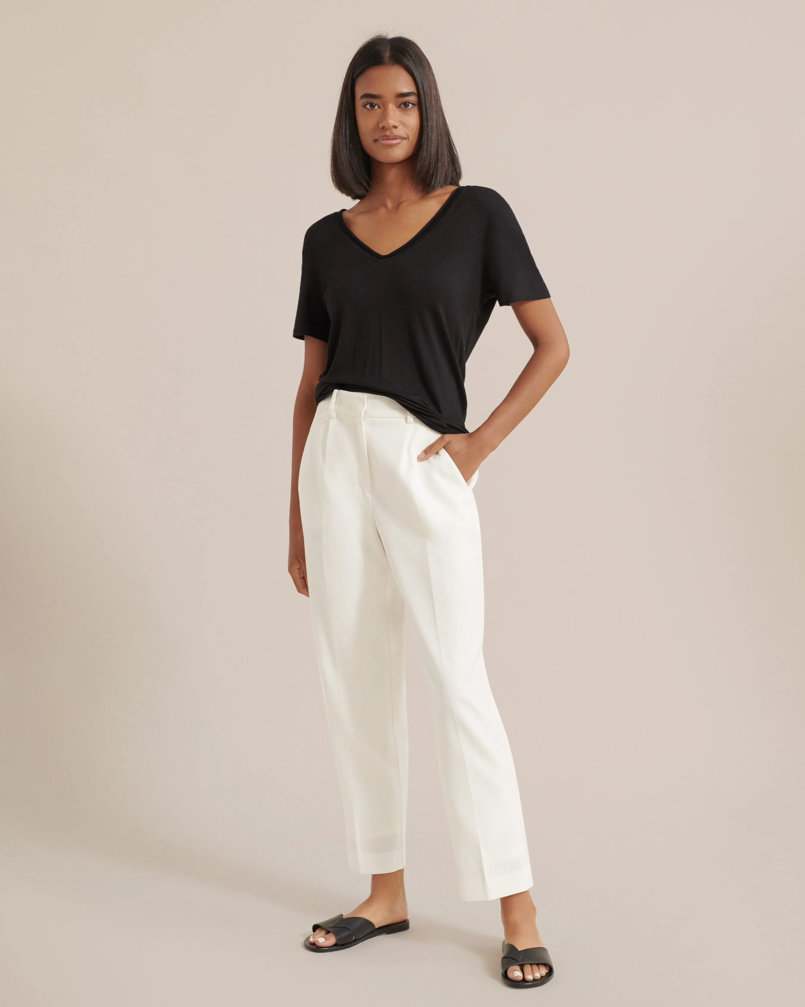 Alani Relaxed V-Neck Tee