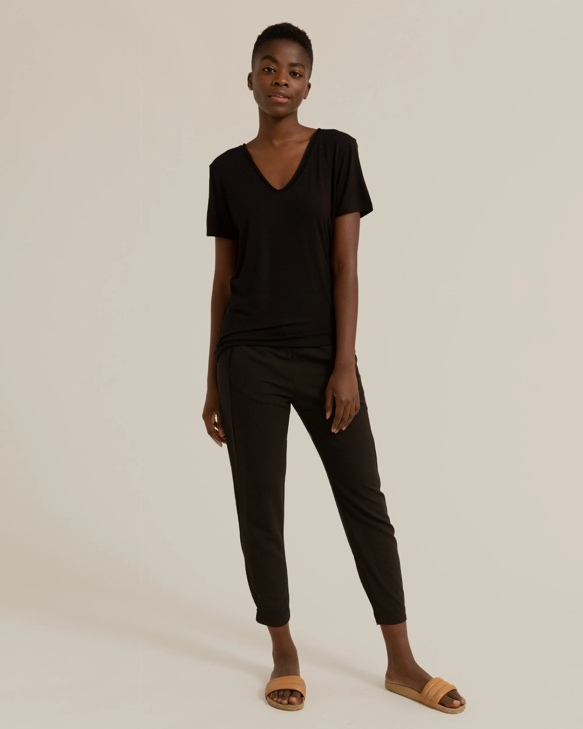 Alani Relaxed V-Neck Tee