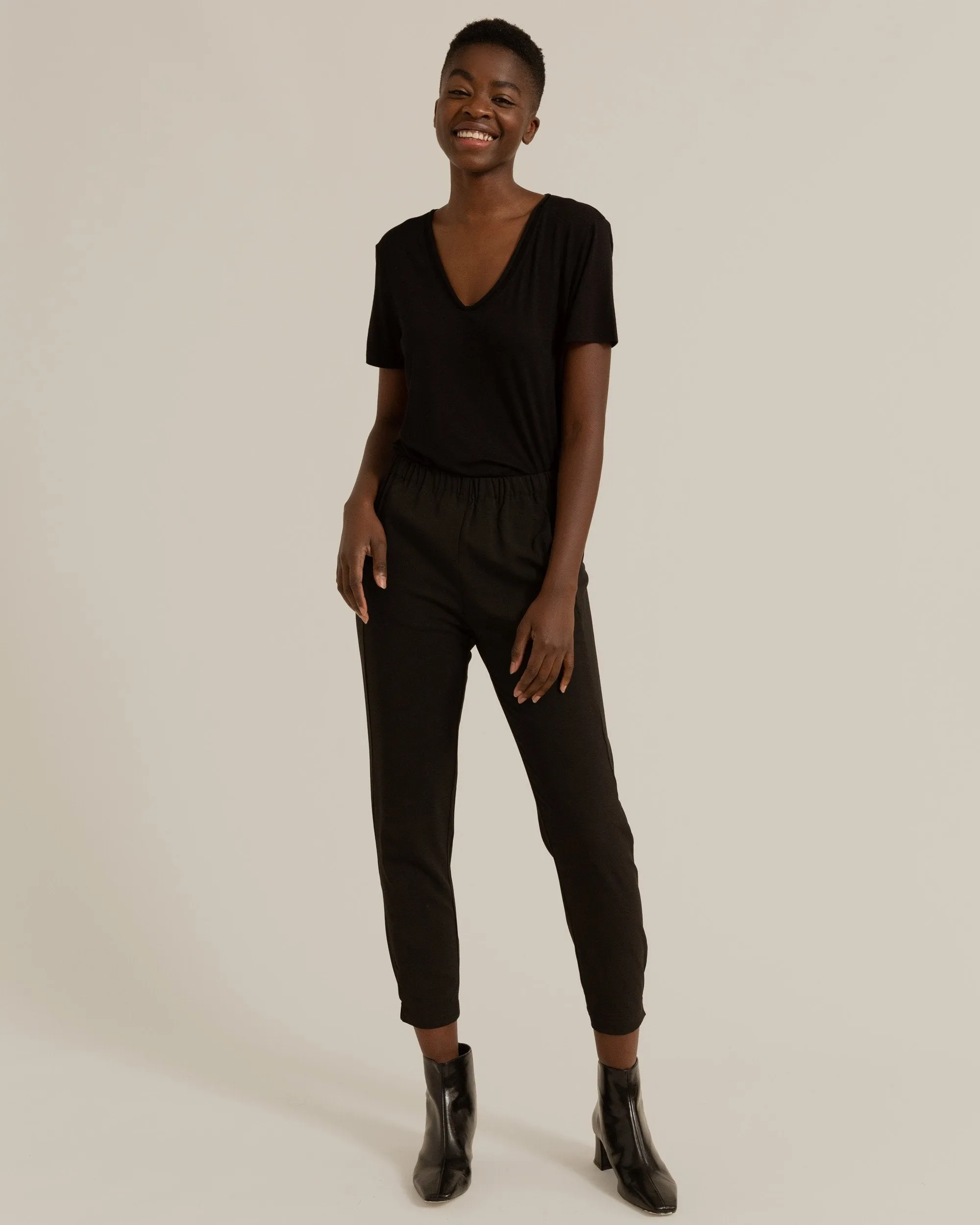 Alani Relaxed V-Neck Tee