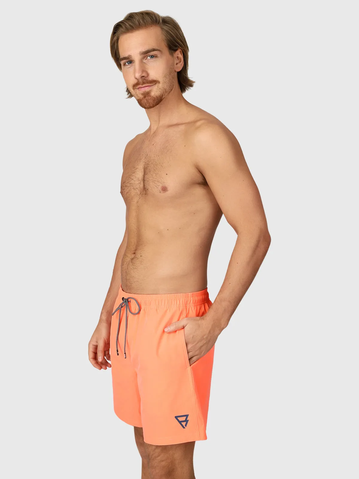 Calaro-R Men Swim Shorts | Orange