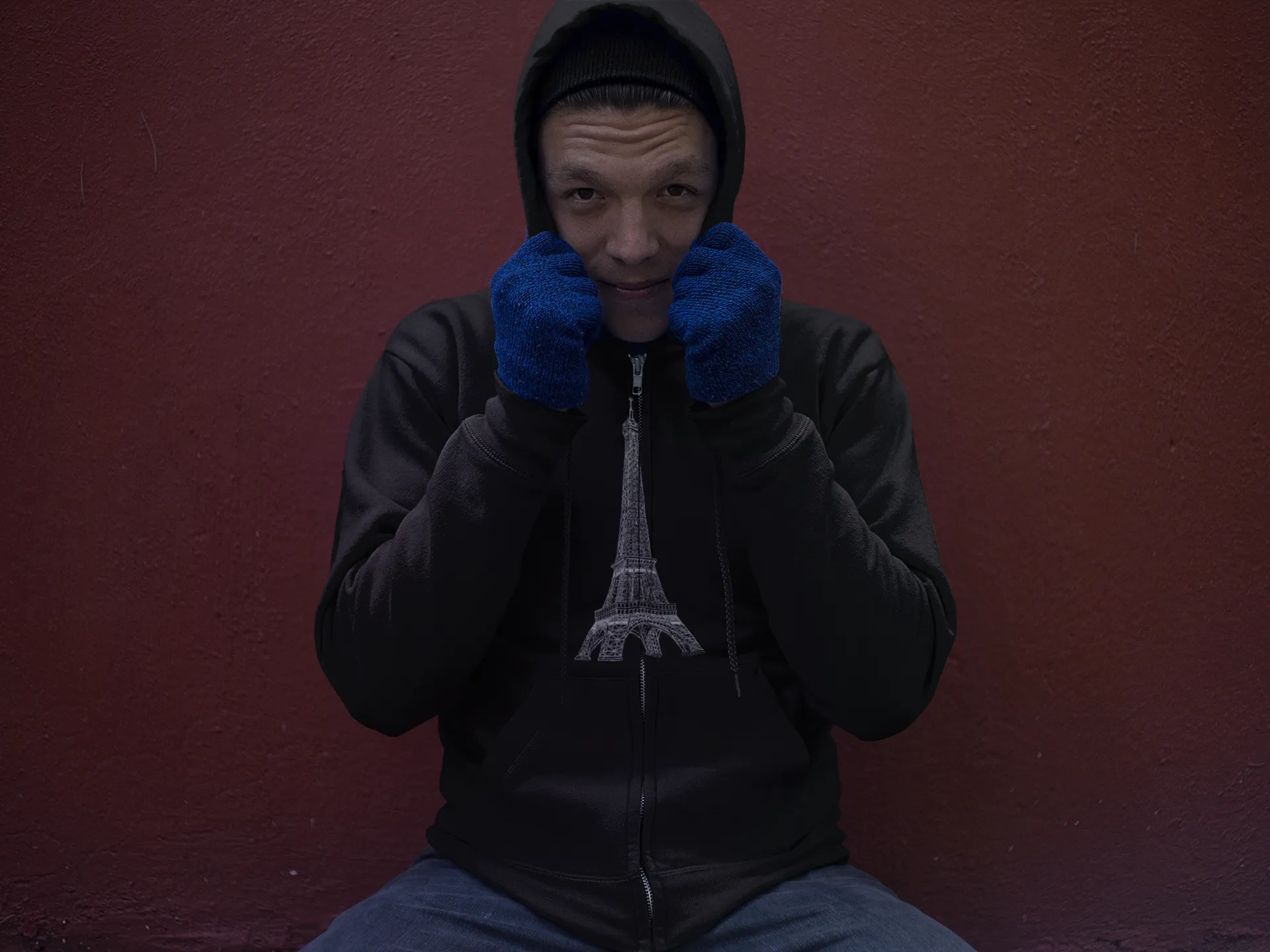 Eiffel Tower - Unisex Heavy Blend™ Full Zip Hooded Sweatshirt
