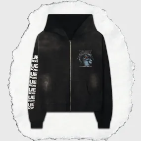 FADING PLEASURES ZIP UP [SUNBEAT BLACK]