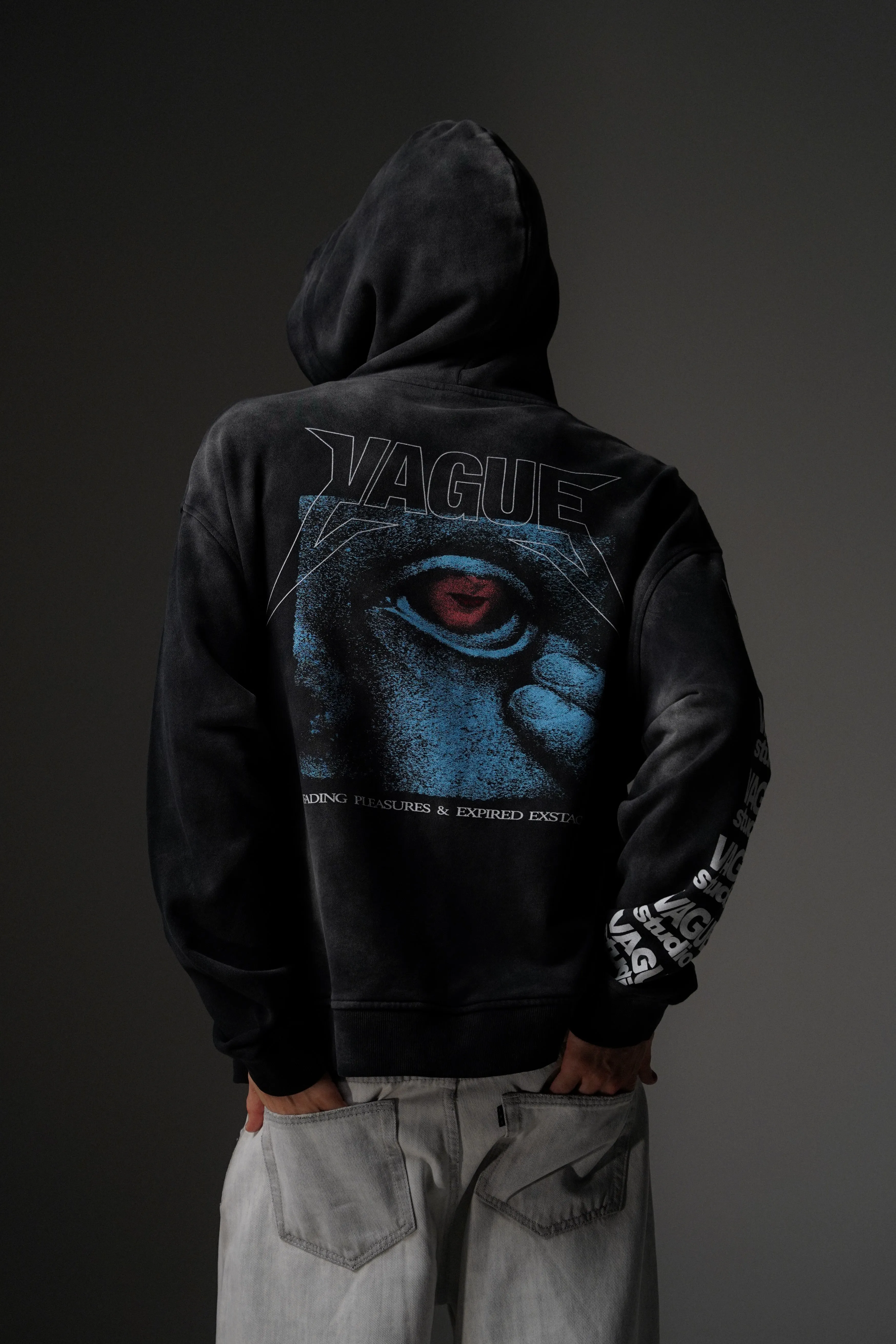FADING PLEASURES ZIP UP [SUNBEAT BLACK]