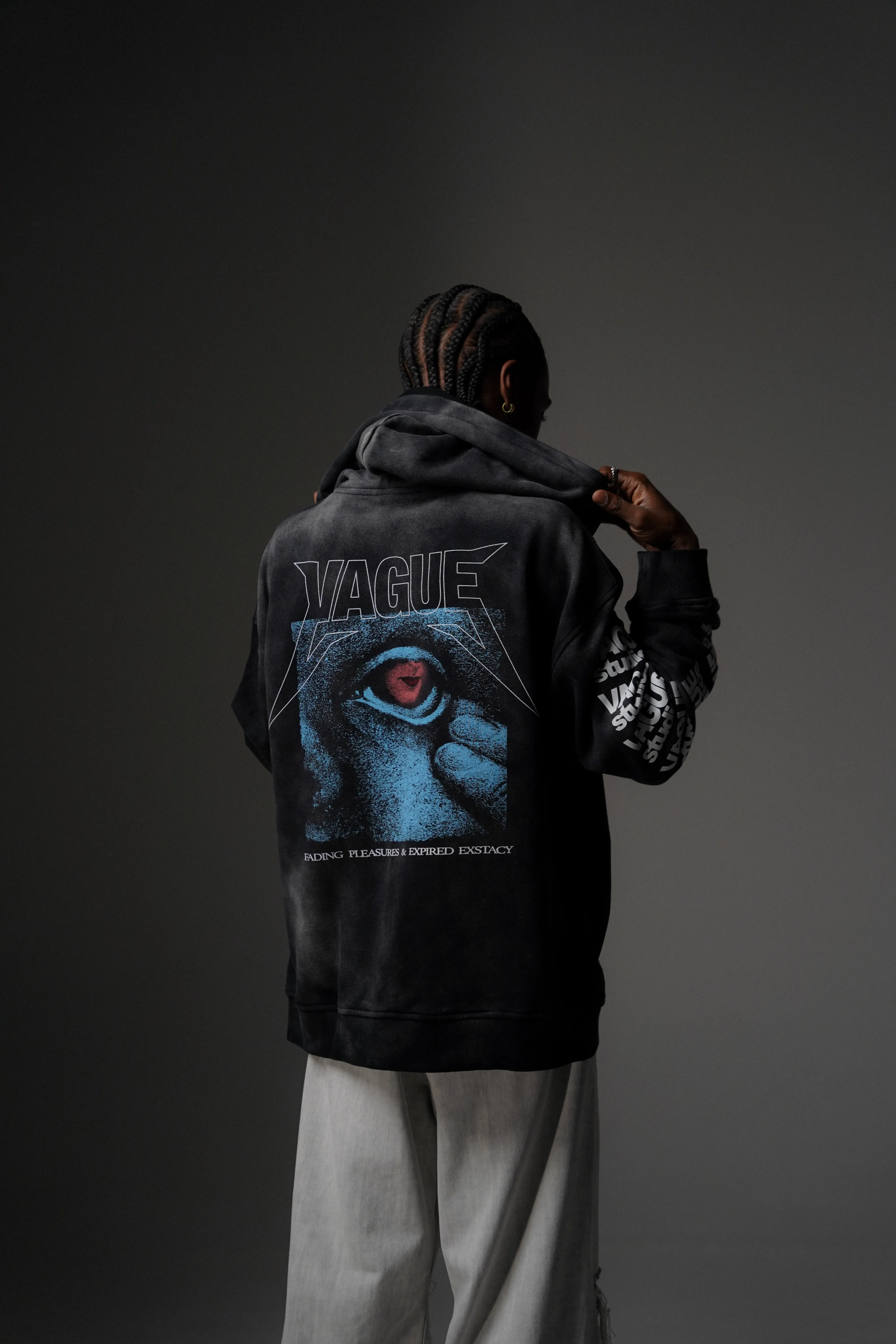 FADING PLEASURES ZIP UP [SUNBEAT BLACK]