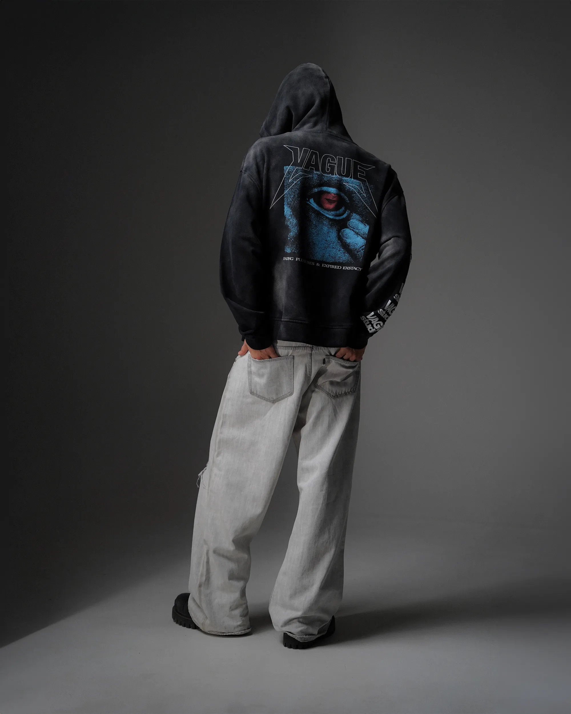 FADING PLEASURES ZIP UP [SUNBEAT BLACK]