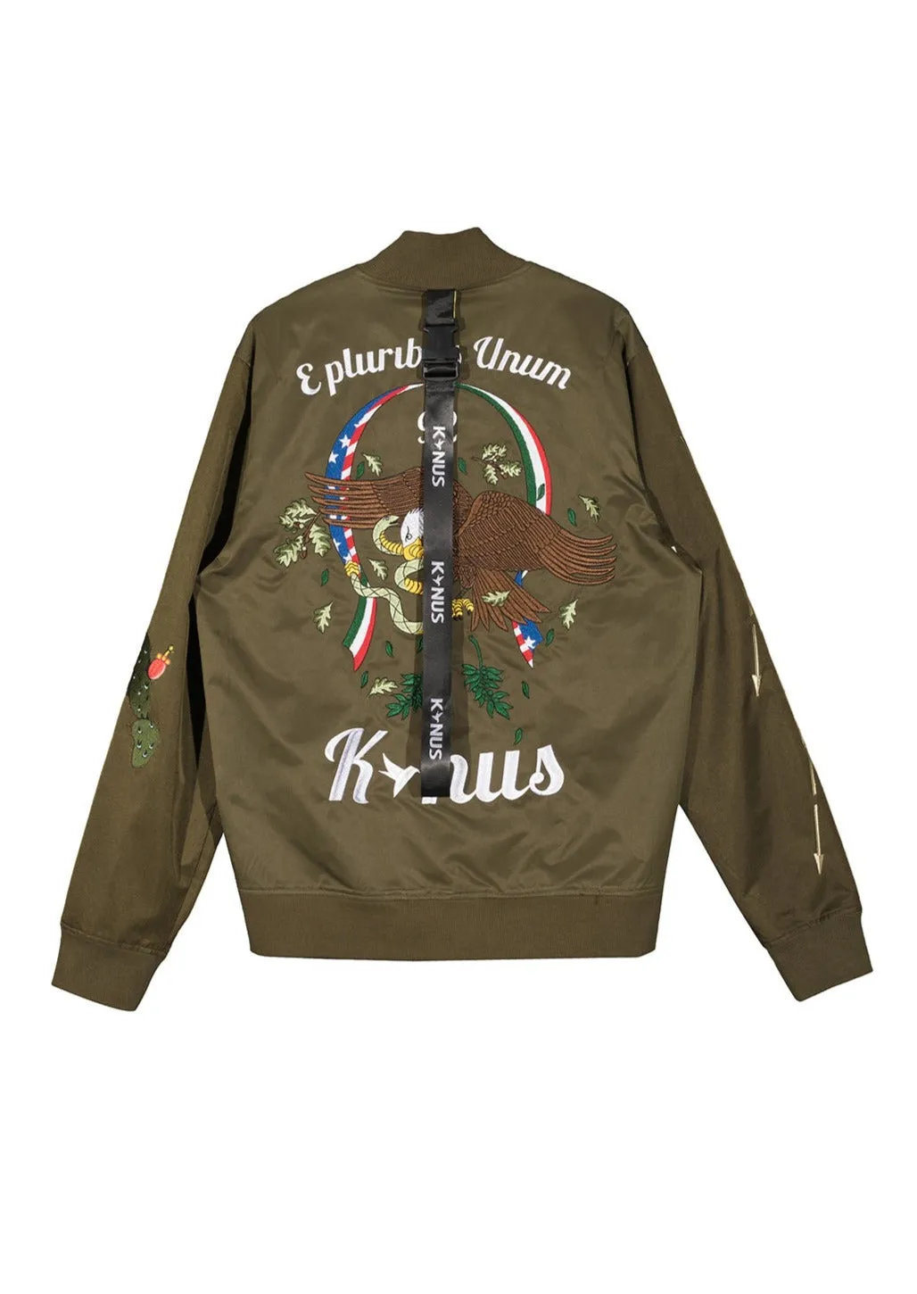 Konus Men's Bomber Jacket With Embroidery