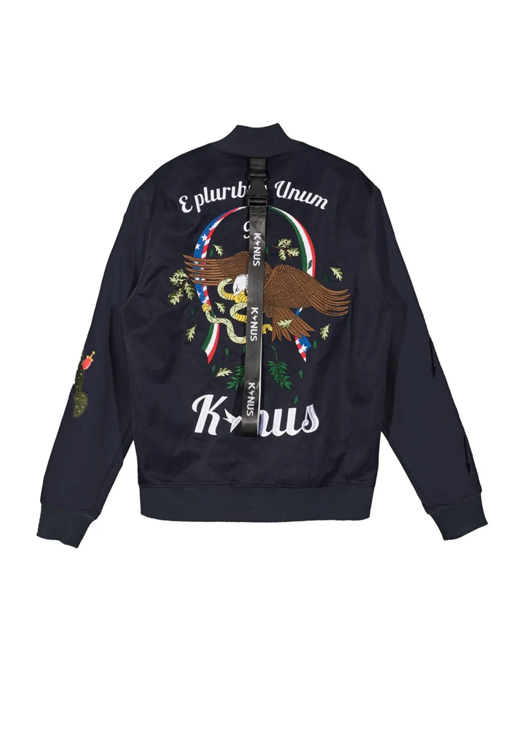 Konus Men's Bomber Jacket With Embroidery