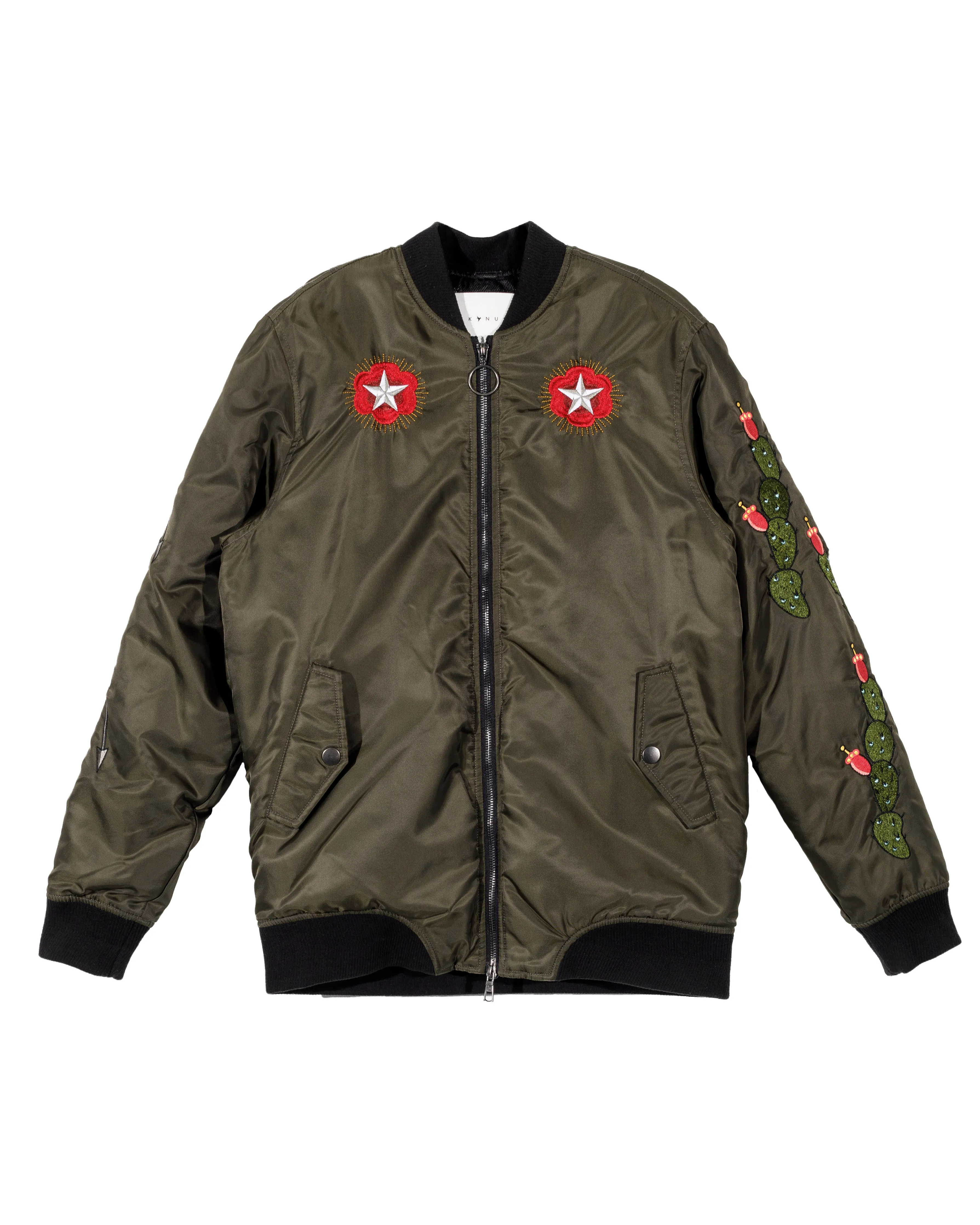 Konus Men's Bomber Jacket With Embroidery