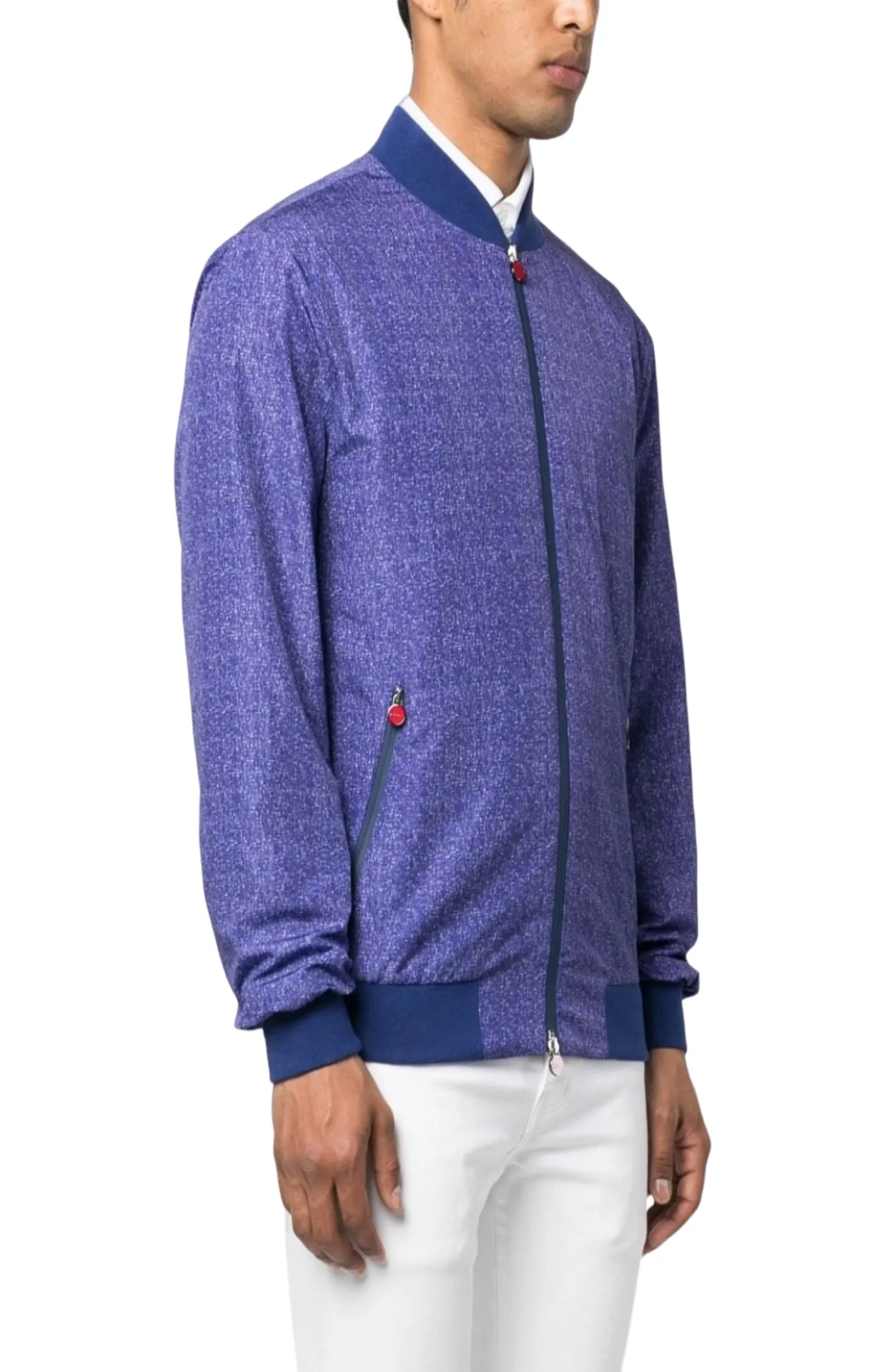 Logo-plaque bomber jacket