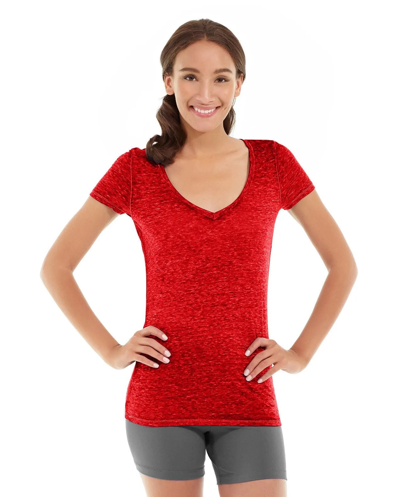 Minerva LumaTech&trade; V-Tee-XL-Red