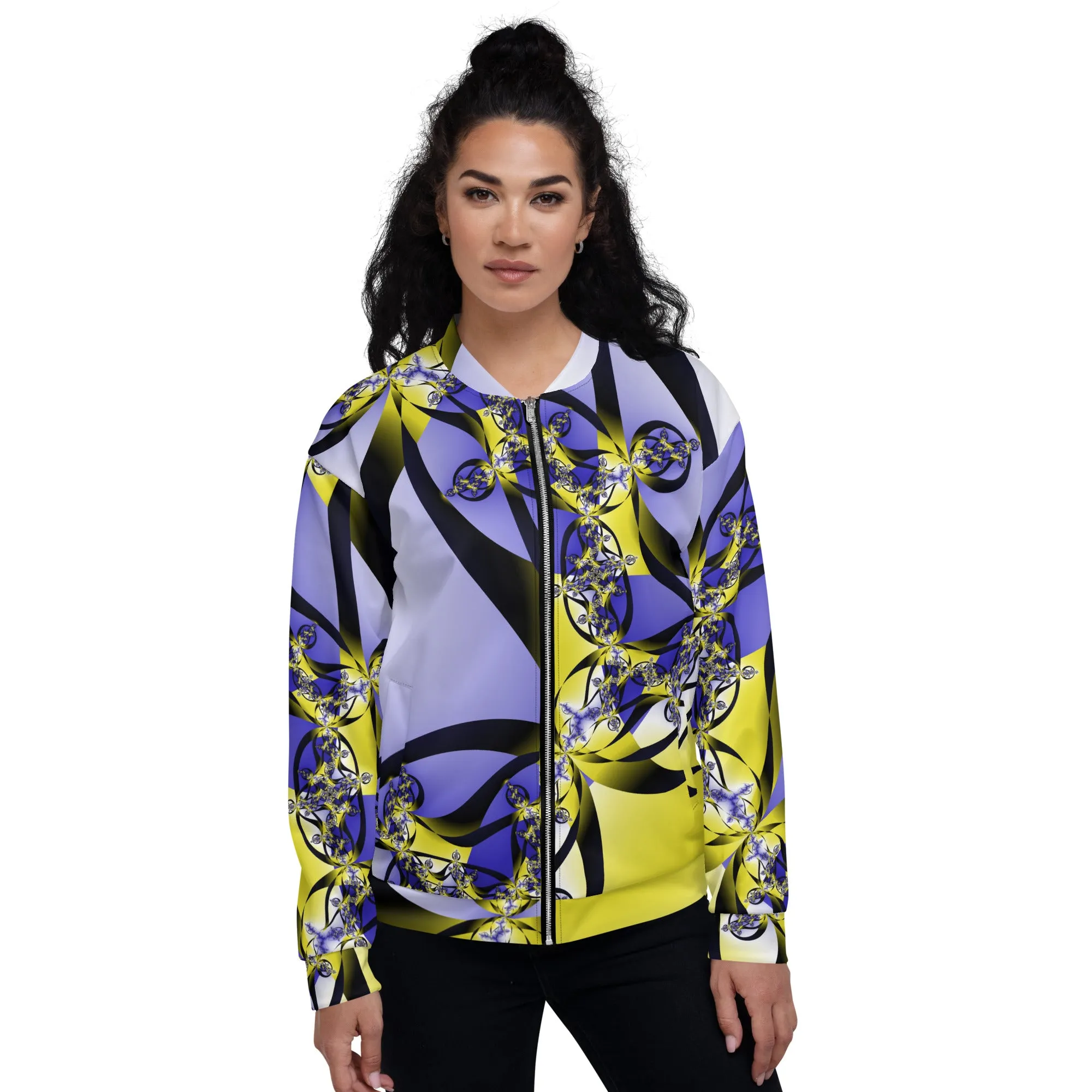 "Citrine Migration" Collection - Designer Unisex Bomber Jacket