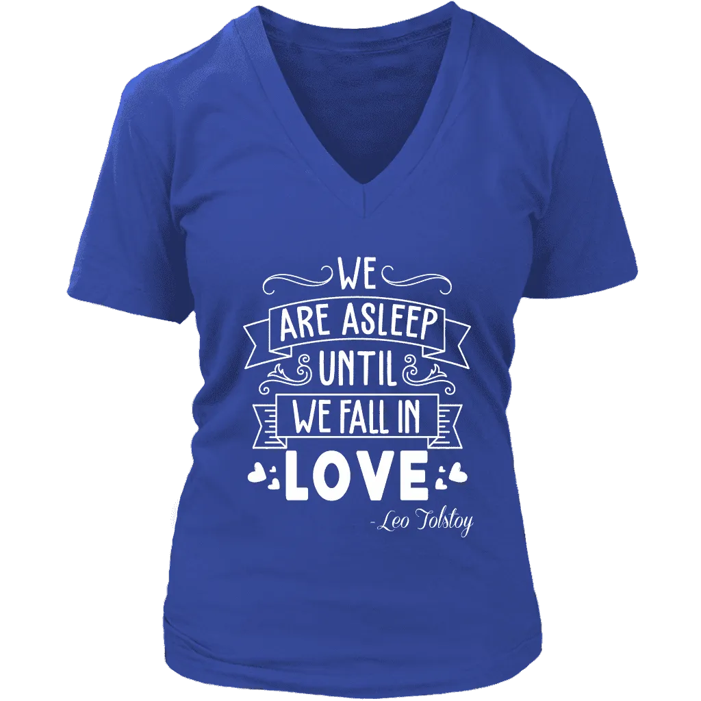 "We fall in love" V-neck Tshirt