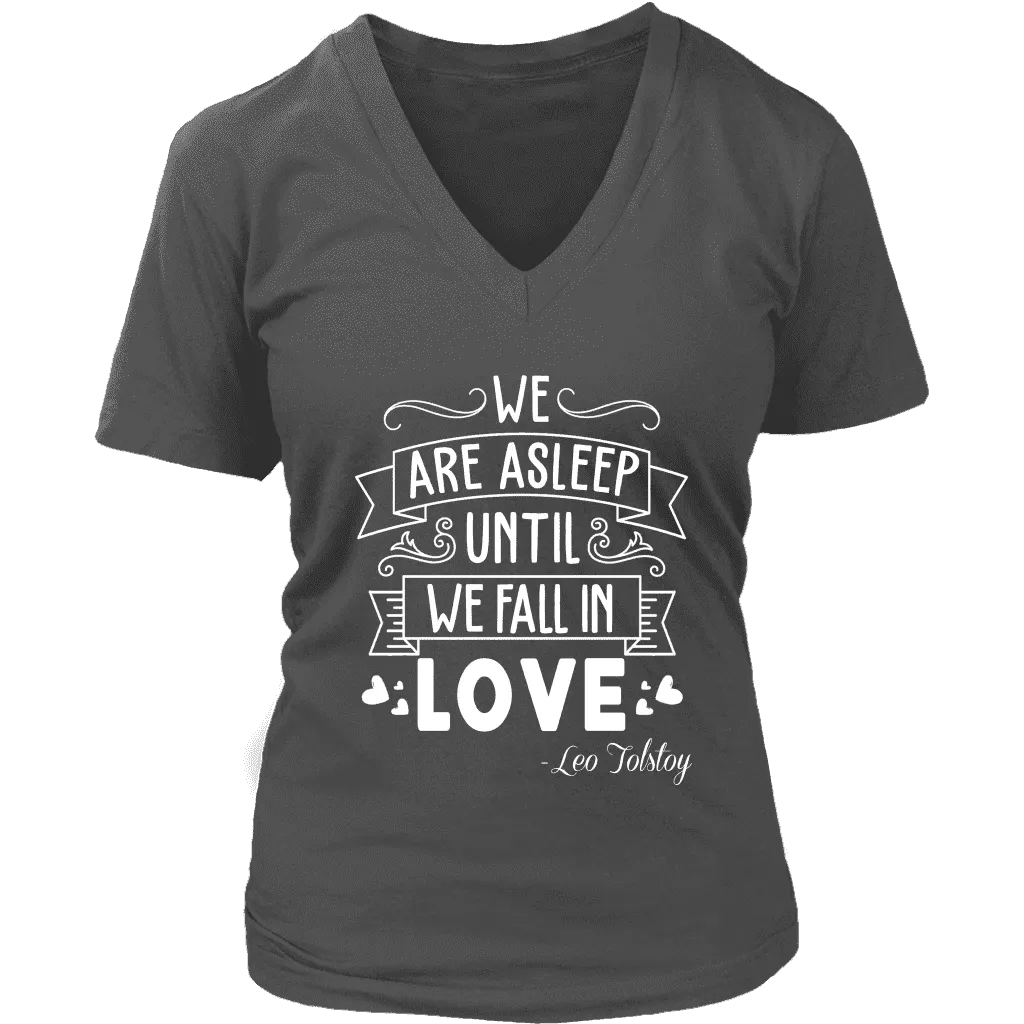 "We fall in love" V-neck Tshirt