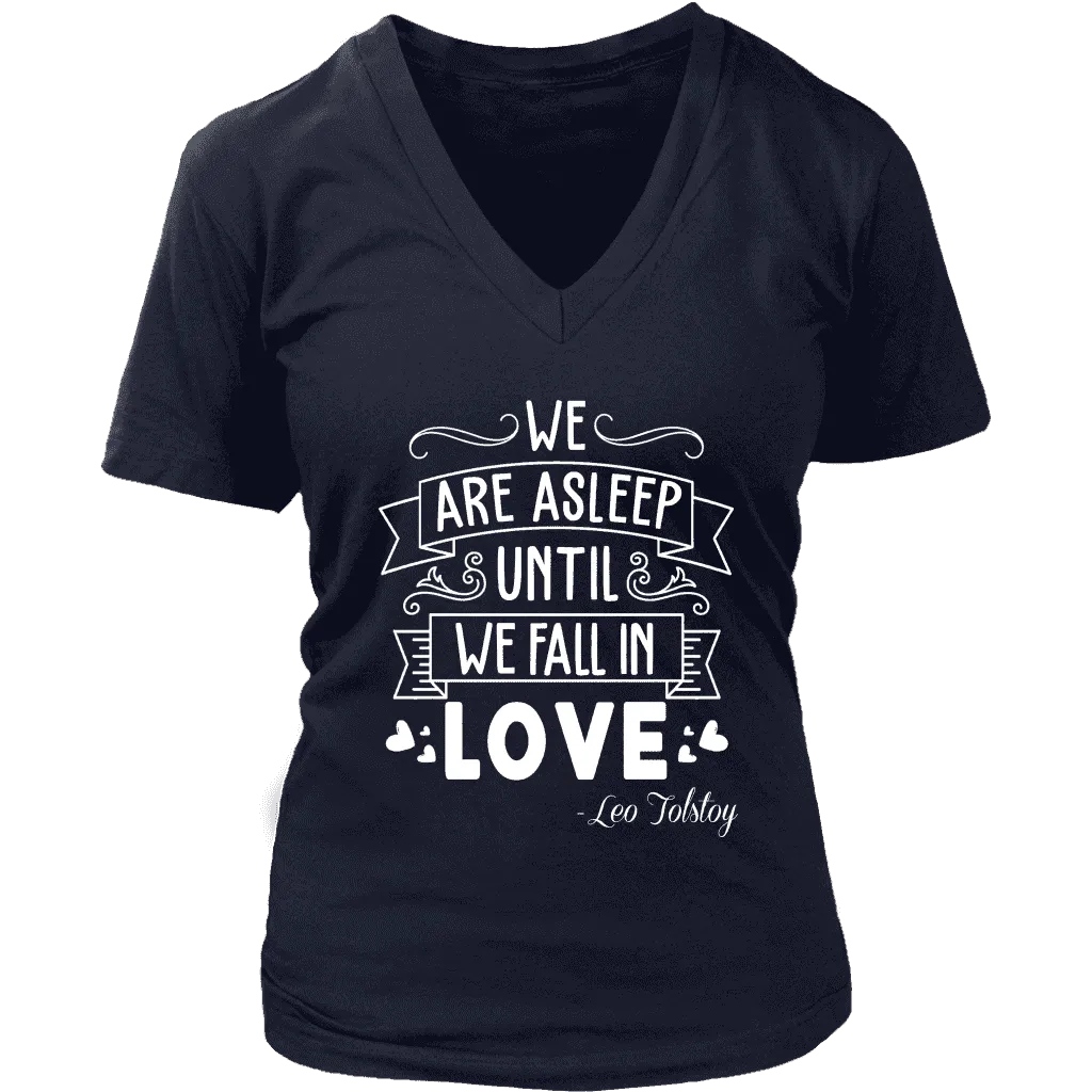 "We fall in love" V-neck Tshirt