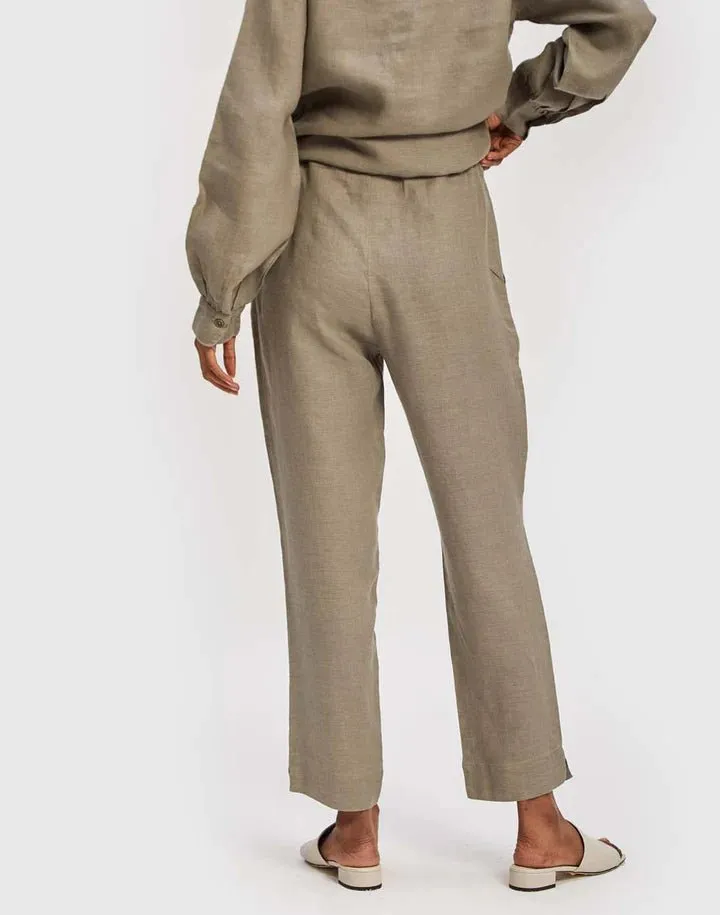 The Goes With Everything Pant in Dark Green