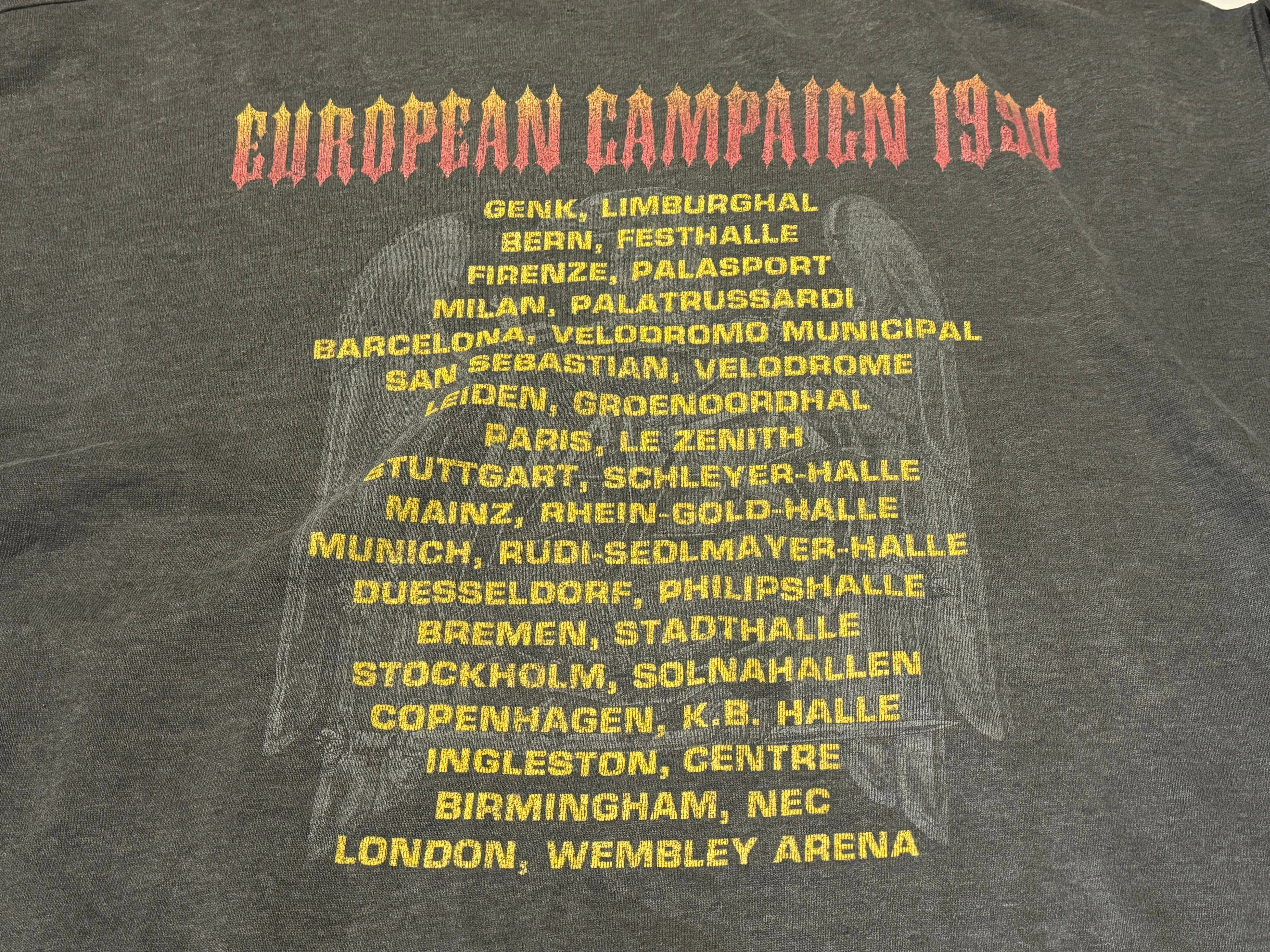 Vintage Slayer Euro Tour 1990 Sweatshirt (L)